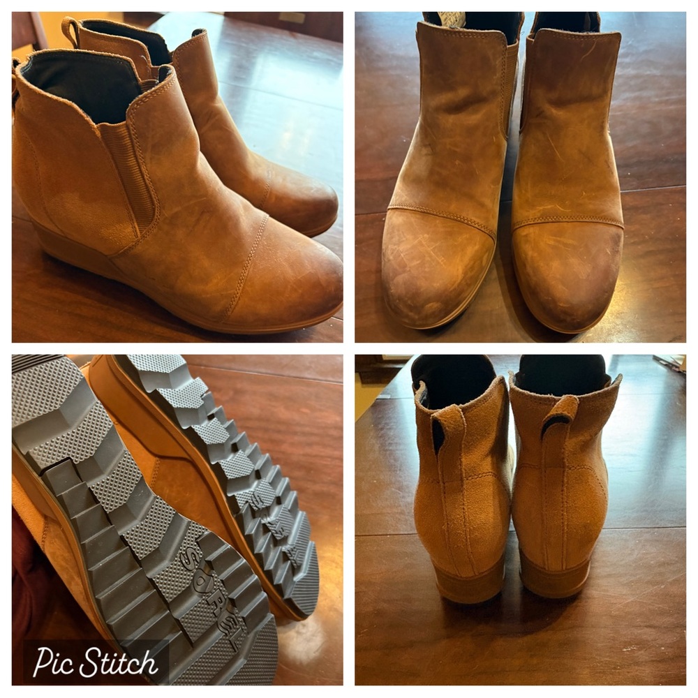 Sorel Tan Ankle Booties